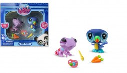 Littlest Pet Shop Dupla Csomag - Kaméleon és Tukán