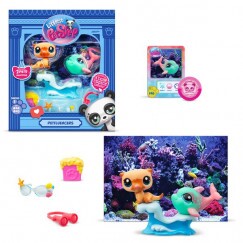 Littlest Pet Shop Petfluencer Dupla Csomag - Akváriumban