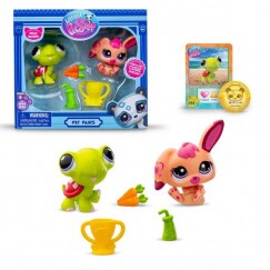 Littlest Pet Shop Dupla Csomag - Relay Racers - Teknős + Nyuszi (2. Széria)