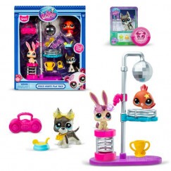 Littlest Pet Shop Disco 3-as Készlet (3. széria)