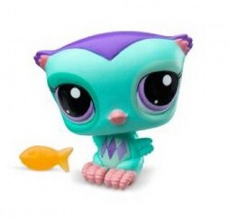 Littlest Pet Shop Figura 1 db - Bagoly (3. széria)