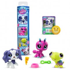 Littlest Pet Shop 3-as Henger Mix - Kutya, Hangya, Teknős (3. Széria)