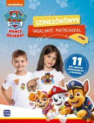 Mancs Őrjárat - Színezőkönyv vasalható matricákkal