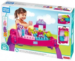Mega Bloks Lányos építő játékasztal