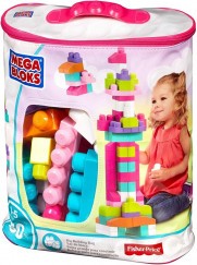 Mega Bloks Óriás Építőcsomagok (80 db) - Pink