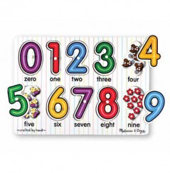 Melissa & Doug Fongantyús Puzzle - Számok