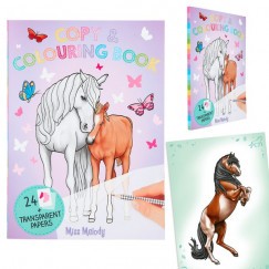 Miss Melody színező és másoló könyv