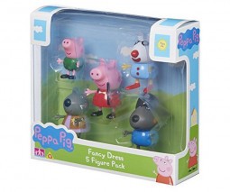 Peppa Öltözős 5 db figura Készlet