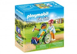 Playmobil 70193 Kerekesszékben a beteg