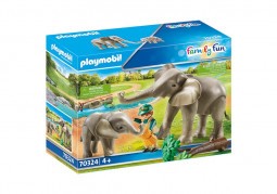 Playmobil 70324 Elefántok szabad kifutón