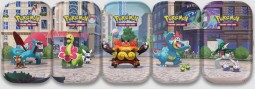 Pokémon TCG Luminose City Mini Tin 26Q2, 4 féle
