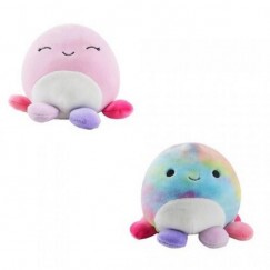 Squishmallows 13 cm Kifordítható - Beula és Opal az octopus plüss