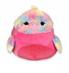 Squishmallows 20 cm Abilene a rózsaszín bolyhos papagáj plüss