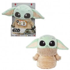 Star Wars Ugráló Bébi Yoda Plüss 28 Cm