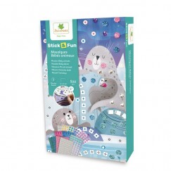 Sycomore StickN Fun Mozaikkép-Készítő Mama És Bébi Állatok