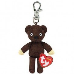 TY Beanie Babies Mr. Bean Maci Plüss Clip 8,5 cm