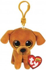 TY Boos  Zuzu Barna Kutya Plüss Clip 8,5 cm