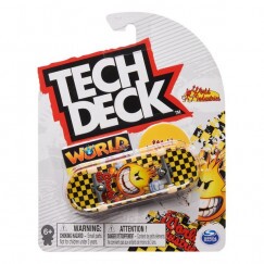 Tech Deck 1 db, 96 mm-es ujj gördeszka - World Industries láng