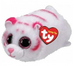 Teeny Tys plüss Tabor - pink-fehér tigris