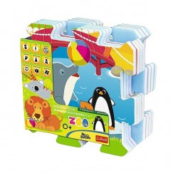 Trefl szőnyeg puzzle Állatkerti móka