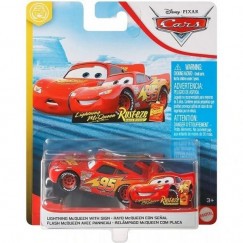 Verdák 3 Kisautó - Lighting Mcqueen Whit Rusteze Sign