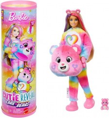Barbie Cutie Reveal Meglepetés Baba Gondos Bocsok 2. Sorozat - Csupaszív Bocs