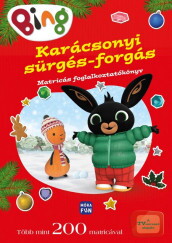 Bing Karácsonyi sürgés-forgás Matricás foglalkoztatókönyv