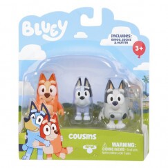Bluey Figura 3-as Csomag Uncsitesók