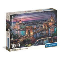 Clementoni Puzzle 1000 db HQC Lights Of The Danube 2026 (kompakt doboz)