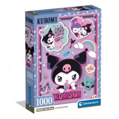 Clementoni Puzzle 1000 db Kuromi (kompakt doboz)