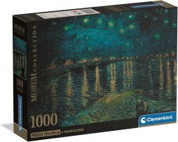 Clementoni Puzzle 1000 db Museum Orsay Starry Night (kompakt boboz)