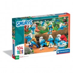 Clementoni Puzzle 104 db Smurfs 2025
