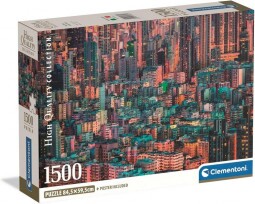 Clementoni Puzzle 1500 db HQC The Hive, Hong Kong (kompakt boboz)