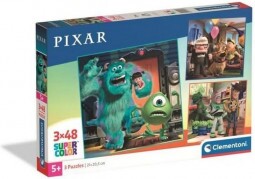 Clementoni Puzzle 3x48 db Square Disney Pixar 2025