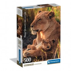 Clementoni Puzzle 500 db HQC Feline Love 2026 (kompakt doboz)