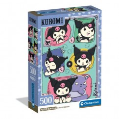 Clementoni Puzzle 500 db Kuromi (kompakt doboz)