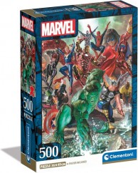 Clementoni Puzzle 500 db Marvel (kompakt boboz)