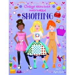 Csillogó öltöztető matricákkal - Shopping