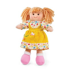 Daisy Doll Baba 28 cm Sárga Ruhában