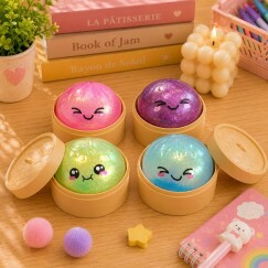 Dumpling Squishy Meglepetés Mini Csillogó