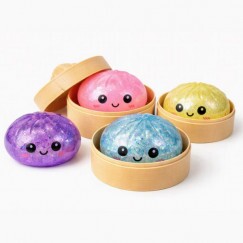 Dumpling Squishy Meglepetés Nagy Csillogó