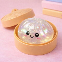 Dumpling Squishy Meglepetés Nagy Holografikus