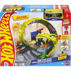 Hot Wheels City Közepes Pálya - Snake Spiral Attack