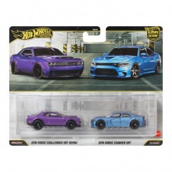 Hot Wheels Deluxe Kisautó 2 db-os - 2018 Dodge Challenger