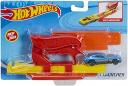 Hot Wheels Kilövő Autóval - Piros