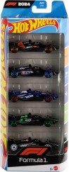 Hot Wheels Kisautók: 5 Darabos Szett - F1