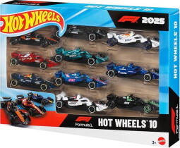 Hot Wheels Kisautók F1 10 db-os szett