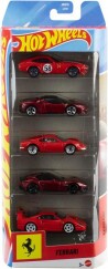 Hot Wheels Kisautók Ferrari 5 darabos Szett