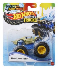 Hot Wheels Monster Trucks Színváltós Autó - Night Shifter