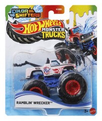 Hot Wheels Monster Trucks Színváltós Autó - Ramblin Wrecker